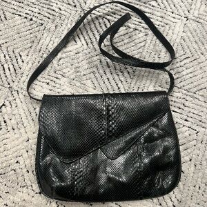 Vintage Black Crossbody Bag